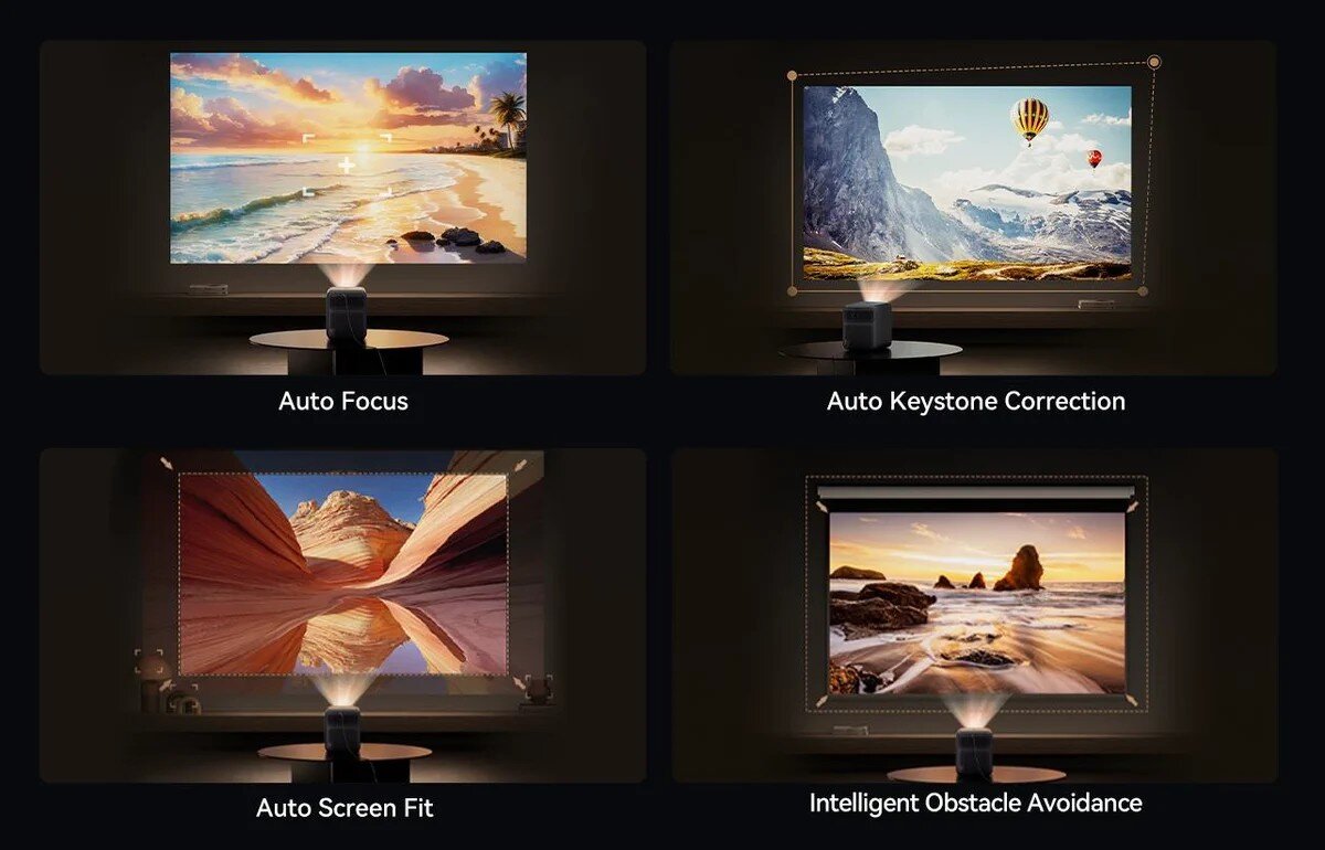 Projektor WANBO Mozart 1 Pro - Regulacja obrazu i tryby wyświetlania, funkcje regulacji obrazu