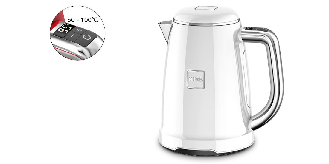 Czajnik NOVIS Iconic Line KTC1 Bialy