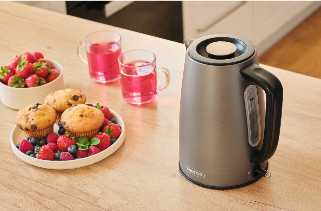 Czajnik SENCOR SWK 1788BK Czarny Bezpieczne użytkowanie Zabezpieczenie przed przegrzaniem i uruchomieniem bez wody  ochrona