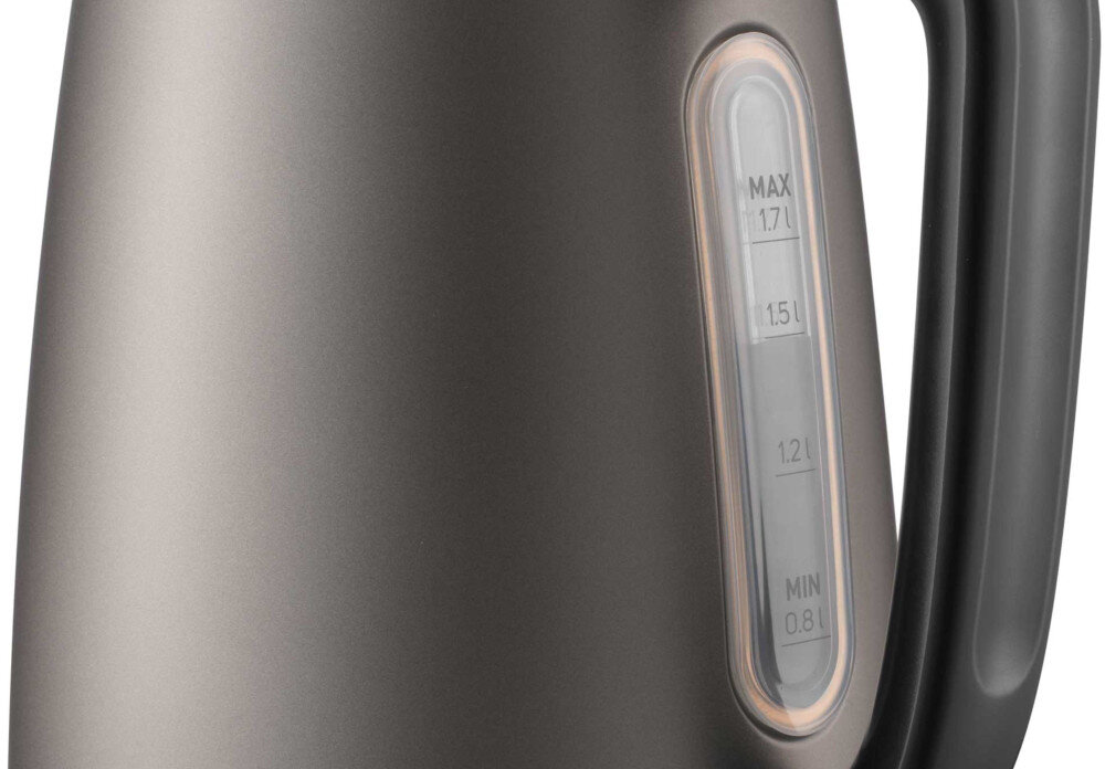 Czajnik SENCOR SWK 1788BK Czarny Praktyczne wskaźniki wbudowana kontrolka zasilania Przezroczysty wskaźnik poziomu wody ułatwienie kontrola ilość