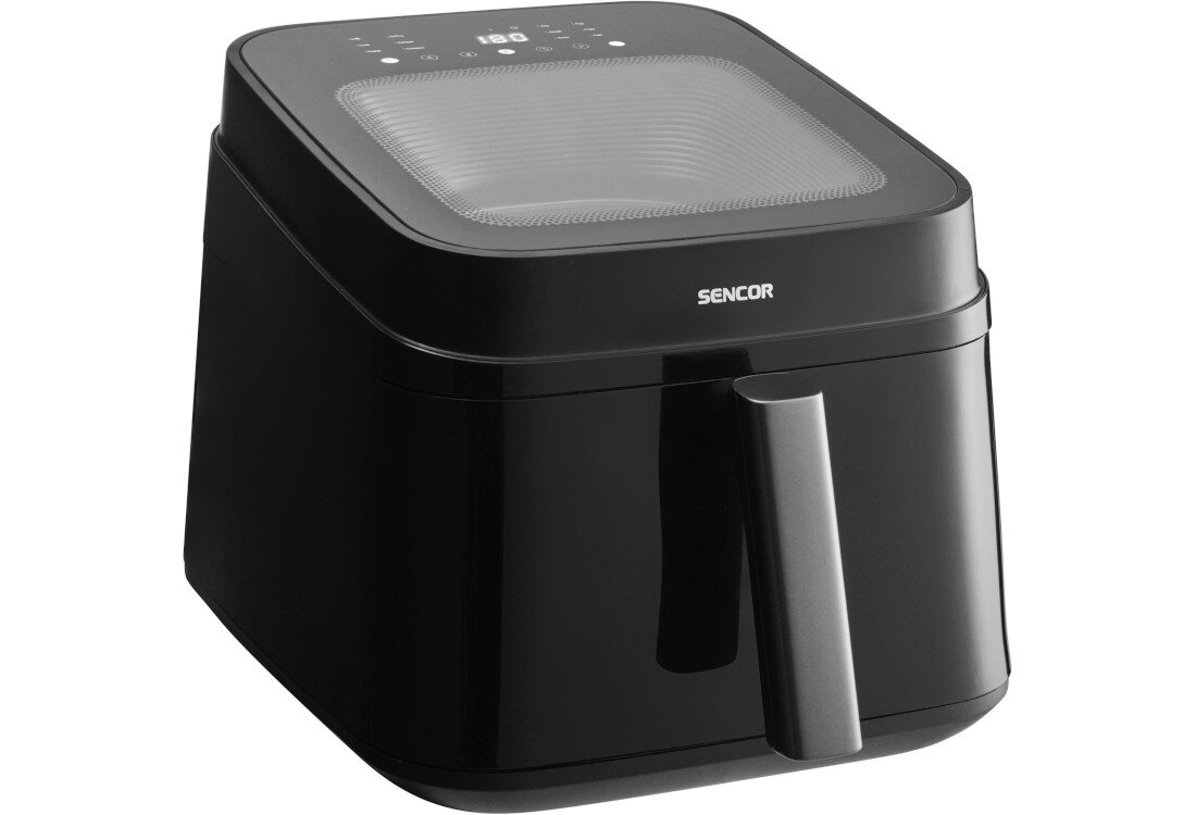 Air Fryer Frytkownica beztłuszczowa SENCOR SFR 6900BK 6.5l z 12 automatycznymi programami i okienkiem do obserwacji postępów Wydajność i komfort moc posiłki przemyślana konstrukcja wymiary