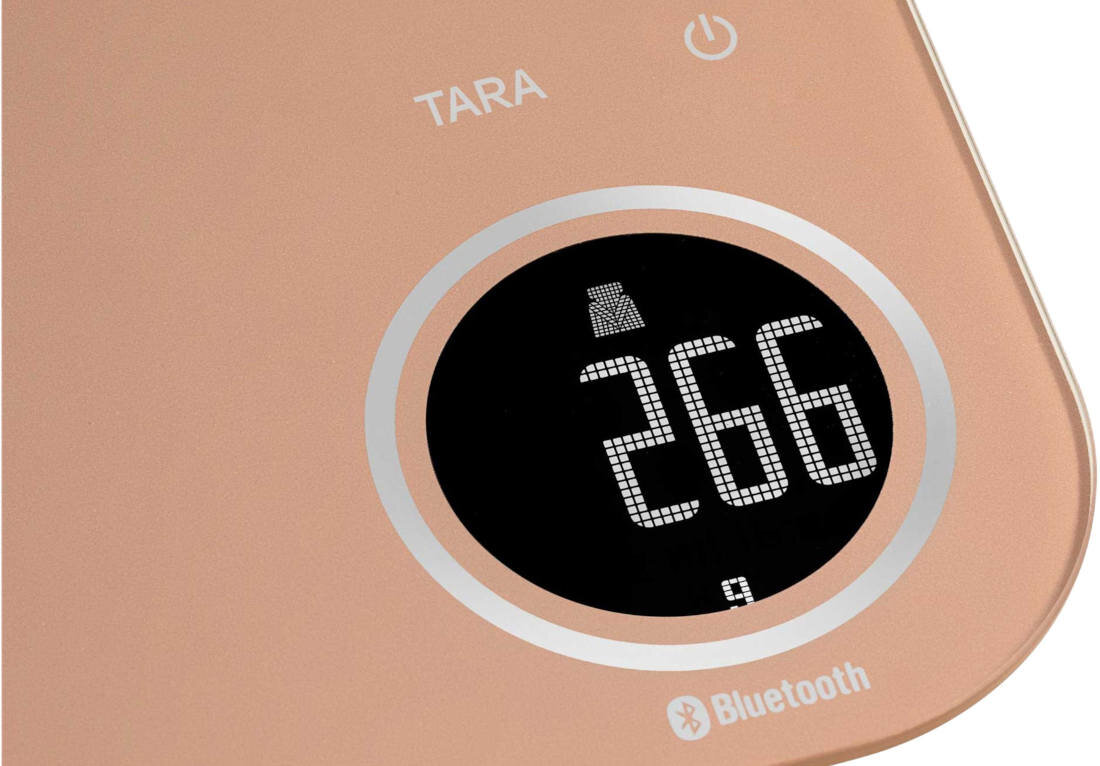 Waga kuchenna SENCOR SKS 7176GD Duży wyświetlacz Podświetlany na biało ekran LCD wyniki korzystanie
