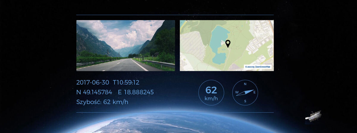 Wideorejestrator MIKAVI PQ6 3CH modul gps