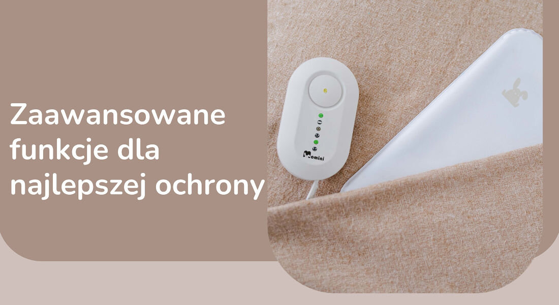 Monitor oddechu MOMINI SleepSafe monitorowanie snu przenośność
