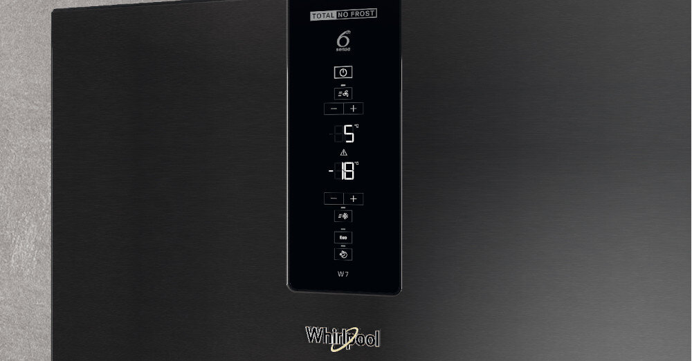 LODÓWKA WHIRLPOOL W7X 81I W wyświetlacz wewnątrz