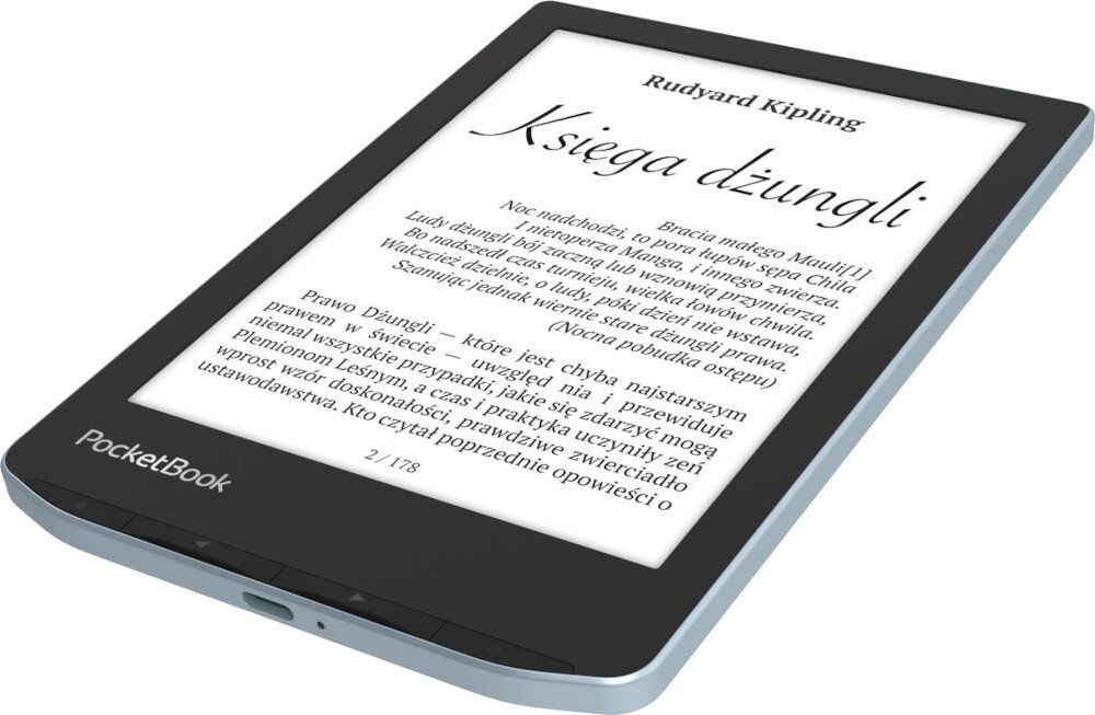 Czytnik E-Booków POCKETBOOK Verse 629 Niebieski bateria ładowanie czas działania port