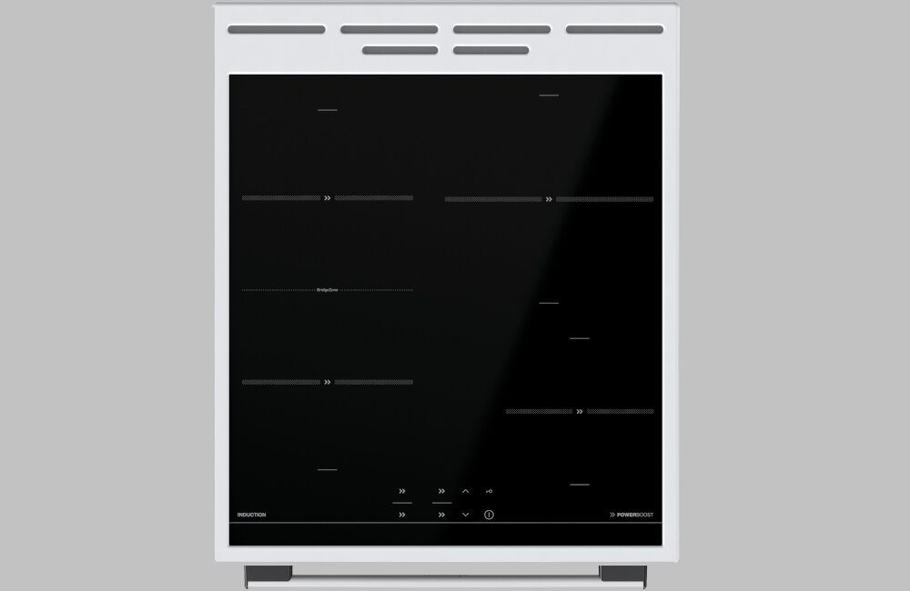 Kuchnia GORENJE MEKIS510W ExtraSteam plyta indukcyjna gotowanie smazenie latwe czyszczenie