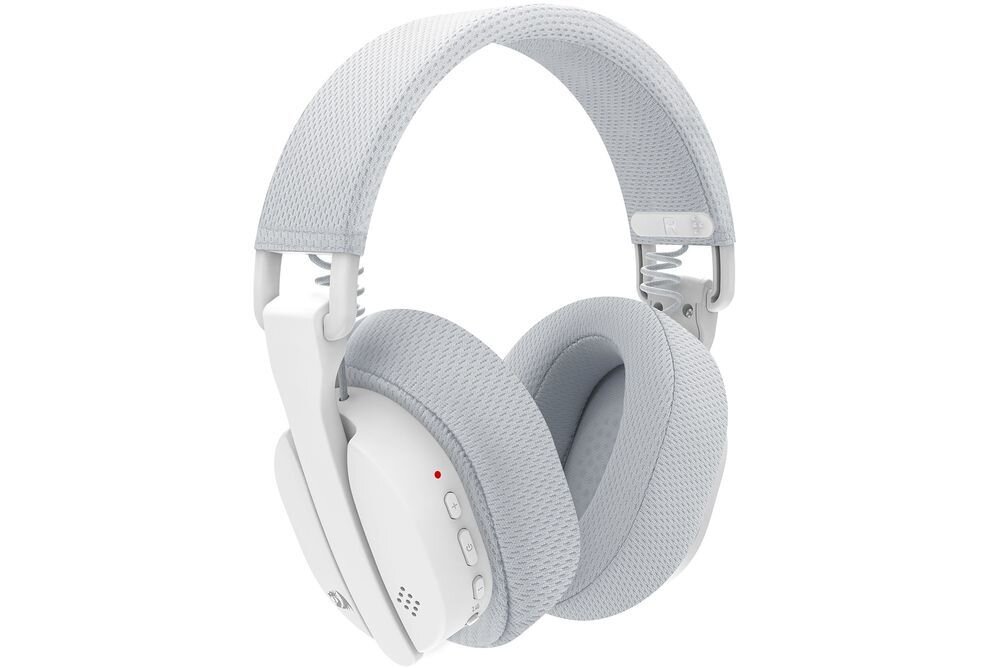 Słuchawki REDRAGON H888W Luce przetworniki 40 mm czułość 126 dB impedancja 18 ohm, słuchawki po skosie na białym tle