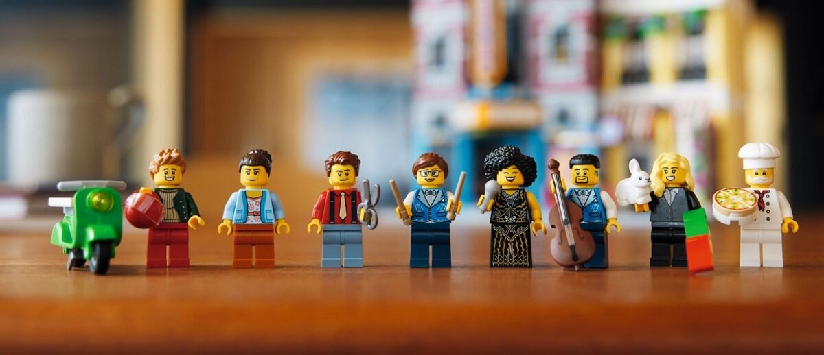LEGO ICONS Klub jazzowy 10312 dziecko kreatywność zabawa nauka rozwój klocki figurki minifigurki jakość tradycja konstrukcja nauka wyobraźnia role jakość bezpieczeństwo wyobraźnia budowanie pasja hobby funkcje instrukcja aplikacja LEGO Builder