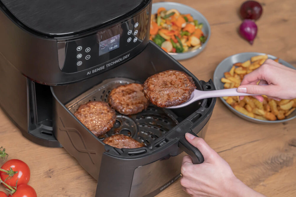 Frytkownica beztłuszczowa GÖTZE & JENSEN AF850T AI Air Fryer Pojemność XXL 8 litrów