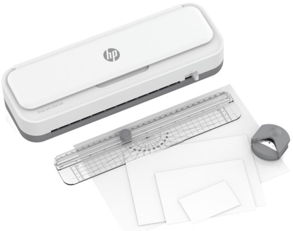 Laminator HP OneLam 400 profesjonalne laminowanie efekt końcowy wysoka jakość Łatwe użytkowanie Sprawne działanie Tryb czuwania wyposażenie