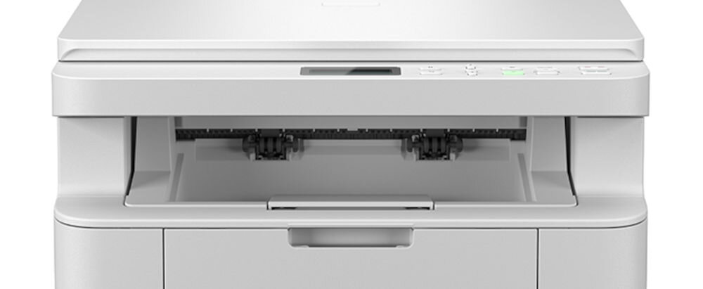 Urządzenie wielofunkcyjne BROTHER DCP-L1630W Wi-Fi zbliżenie na podajnik papieru podajnik papieru ilość arkuszy sprzyja nieprzerwanej pracy wygodne drukowanie