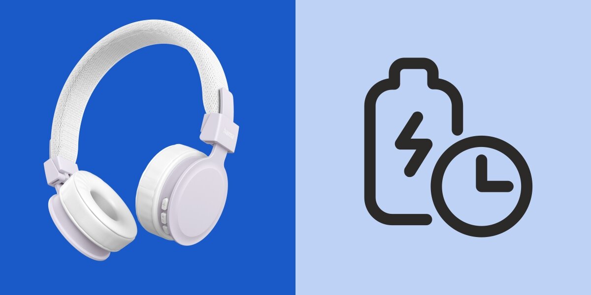 Słuchawki nauszne HAMA Freedom Lit III Biało-różowy Długi czas działania