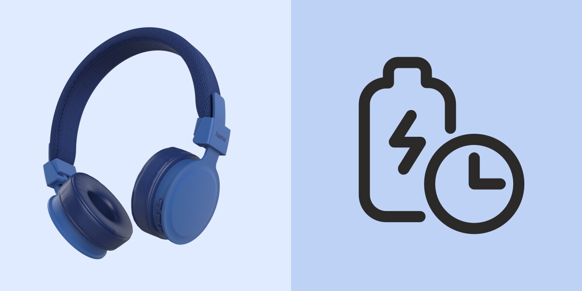 Słuchawki nauszne HAMA Freedom Lit III Niebieski Długi czas działania