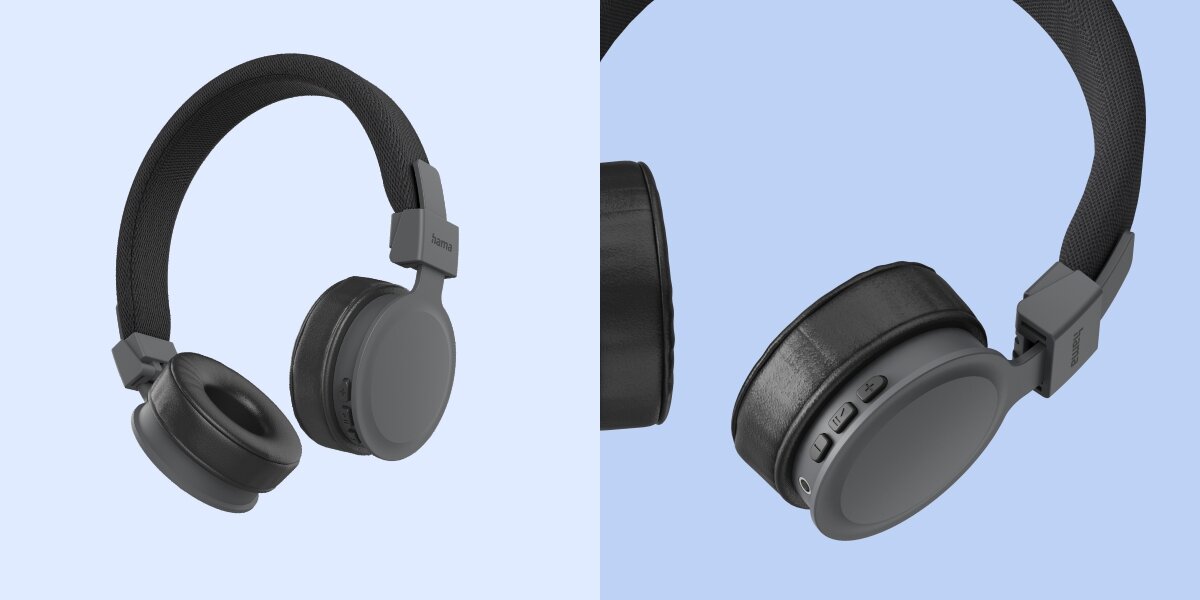 Słuchawki nauszne HAMA Freedom Lit III Czarny Muzyka bez kabli