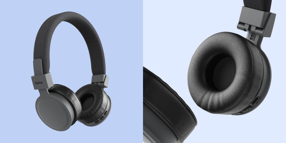 Słuchawki nauszne HAMA Freedom Lit III Czarny Komfort na co dzień