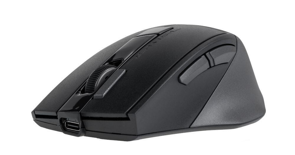 A4TECH Fstyler FB45CS Air2 A4TECH Fstyler FB45CS Air2 bezprzewodowa mysz zaawansowane technologie oraz wygodę użytkowania pracy biurowej rozrywki - mysz na białym tle od przodu