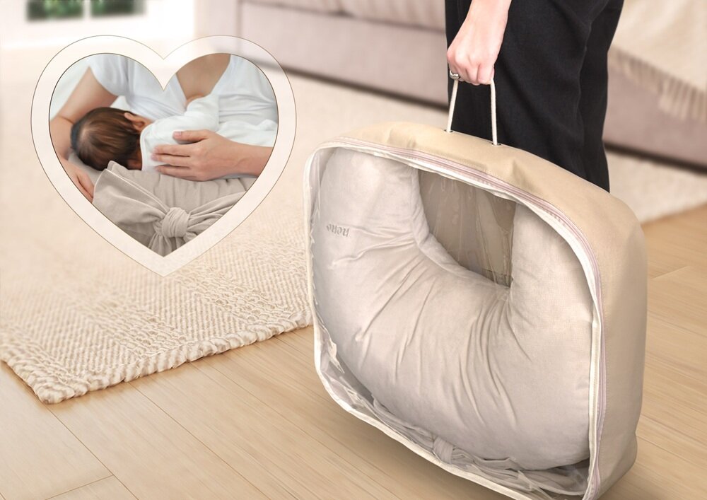 Poduszka do karmienia NENO Tula praktyczne zastosowanie, do każdego wnętrza, pokrowiec, łatwiejszy transport