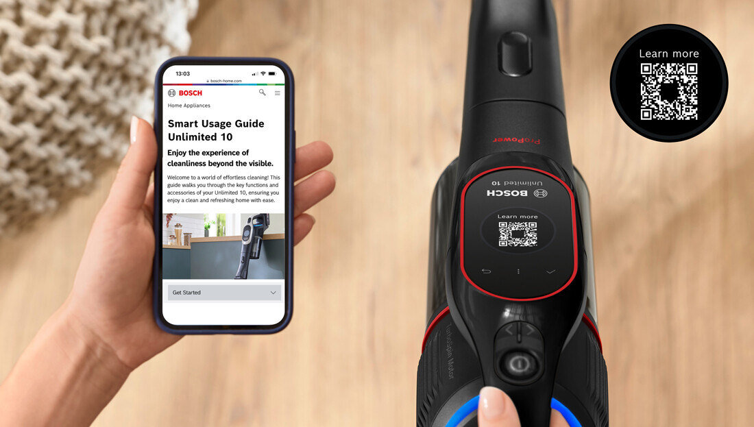 Odkurzacz BOSCH Unlimited 10 ProPower BCS1051POW Cyfrowy przewodnik online wskazówki porady filmy instruktażowe