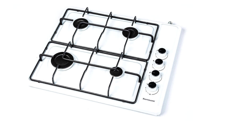 RAVANSON-K-04TNG kuchenka gazowa pola grzewcze metalowy ruszt obudowa stabilna podstawa stal emaliowana temperatury zabezpieczenie
