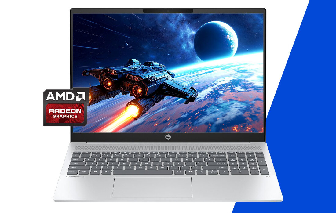 Laptop HP OmniBook 5 z logiem AMD Radeon. - Karta graficzna AMD Radeon   
