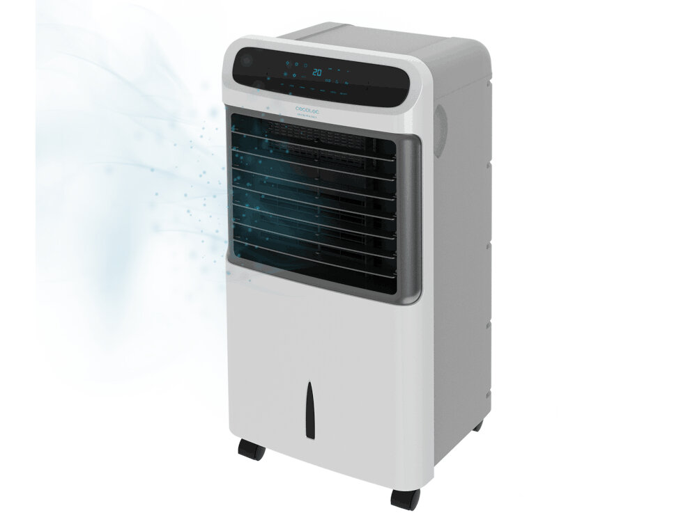 Klimator CECOTEC EnergySilence PureTech 5500 dwa wklady chlodzace efektywne i ekologicznie chlodzenie pomieszczenia bezpieczny funkcja oscylacji rownomierne rozprowadzanie chlodnego powietrza