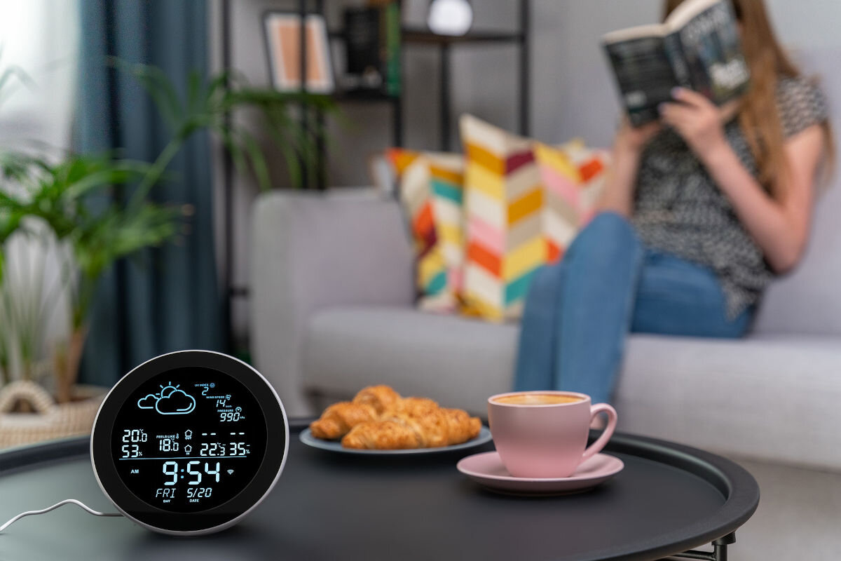 Stacja pogody SETTI+ SMS603 pamięć wyników 12 miesięcy