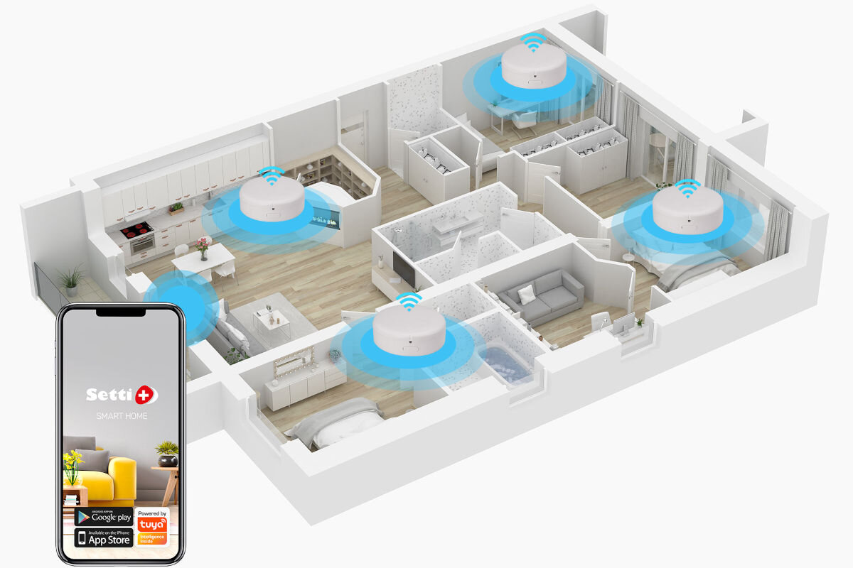 Stacja pogody SETTI+ SMS603 aplikacja setti+
