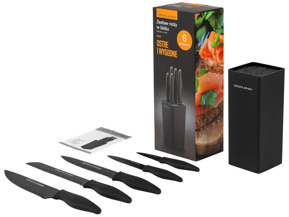 Zestaw noży GÖTZE & JENSEN KN301 elementy zestaw