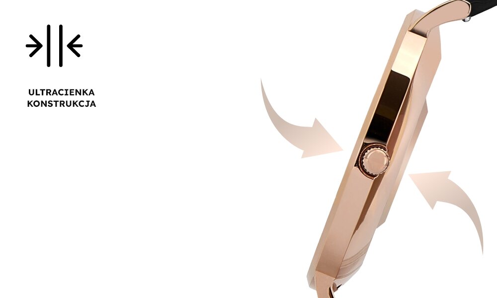Smartwatch GARETT Verona bok smartwatcha, grubosc