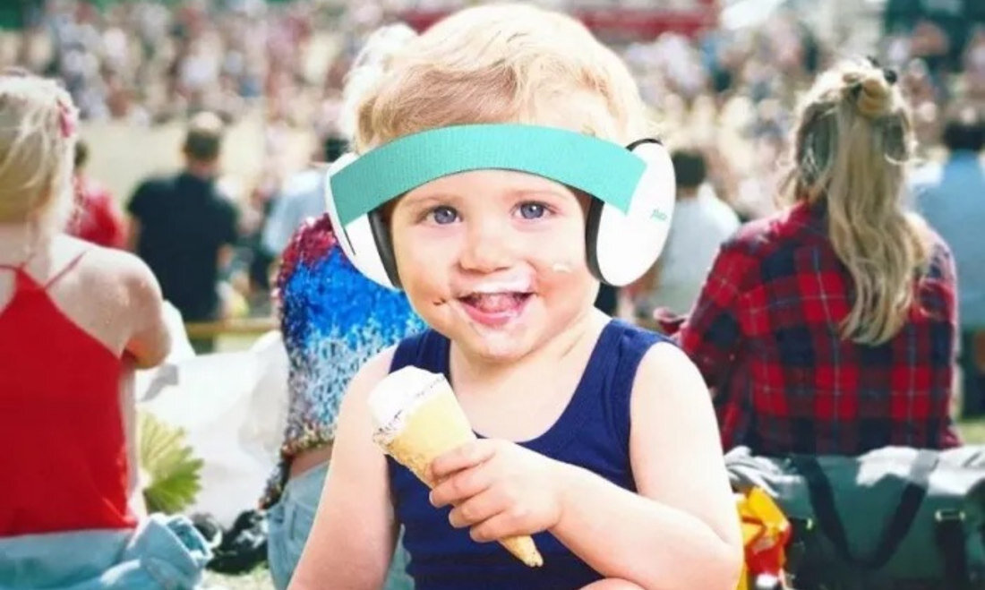 Słuchawki wygłuszające dla niemowląt i małych dzieci ALECTO Baby BV-72 Zielony Miękkie poduszki nauszne lekka konstrukcja redukują hałas komfort i bezpieczeństwo