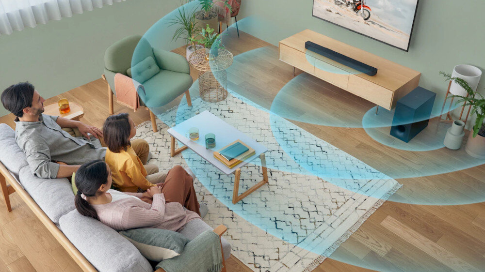 Soundbar SONY HT-SD40 - dźwięk przestrzenny