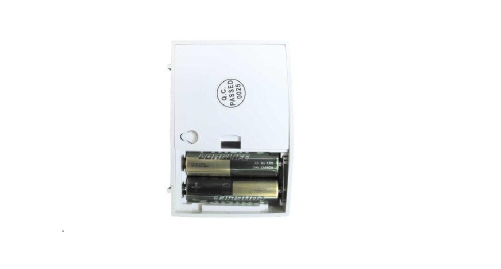 Sygnalizator EURA ED-30A3 zasilane dwoma bateriami AA 1,5 V technologia cyfrowa czas pracy żywotność baterii pobór prądu w stanie czuwania moc powyżej 0,06 mA niski poziom zużycia energii