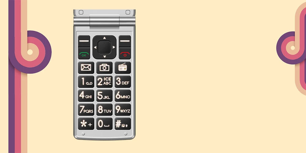 Telefon MYPHONE Tango LTE klawiatura klawisze przyciski