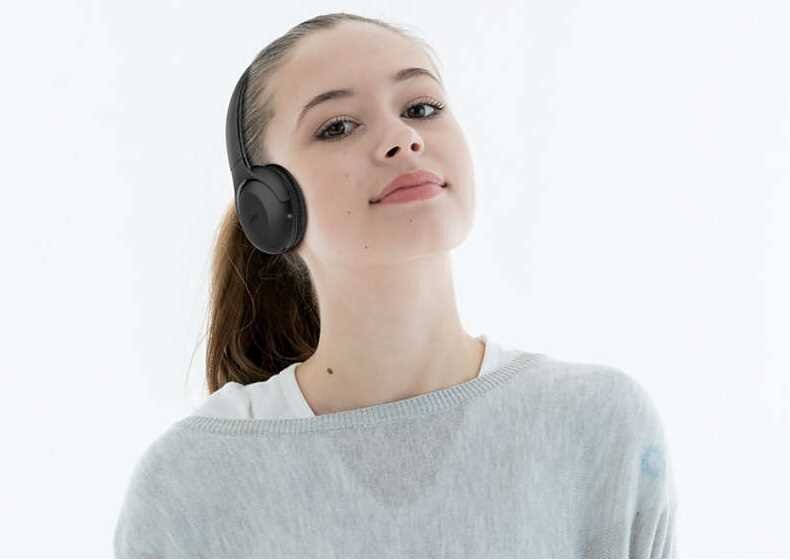 Słuchawki nauszne PHILIPS TAUH202BK-00 Biały - Przycisk wielofunkcyjny