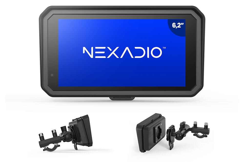 Stacja multimedialna do motocykla Nexadio MB100 Zawartość zestawu