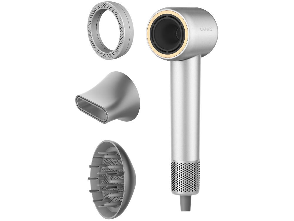 Suszarka COSHARE SuperFlow1 Pro Srebrny 1600W dyfuzor koncentrator essencering dokumentacja