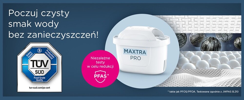 Dzbanek filtrujący BRITA Style Essential Piaskowy + Wkład Maxtra Pro Pure Performance