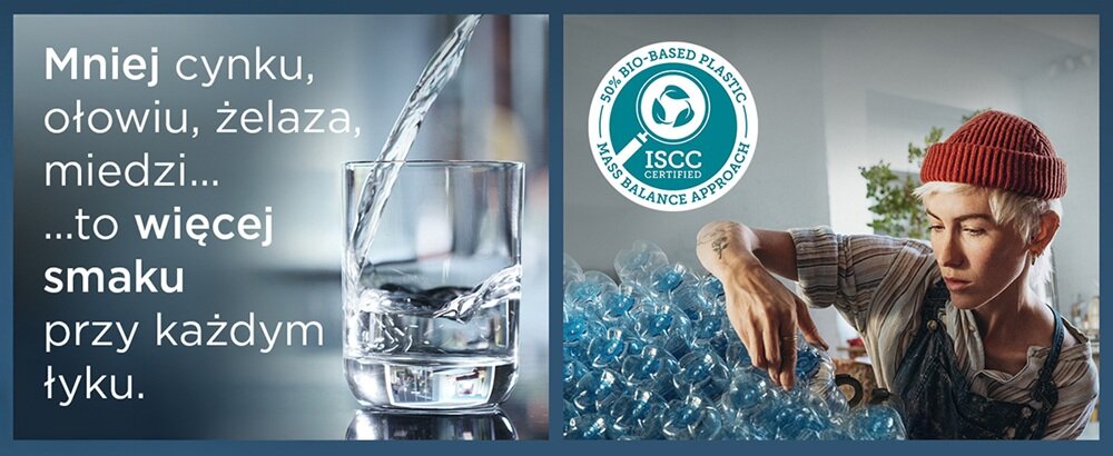 Dzbanek filtrujący BRITA Style Essential Biały + Wkład Maxtra Pro Pure Performance lepsza jakośc wody, usuwanie metali ciężkich i zzanieczyszczeń, woda prosto z kranu