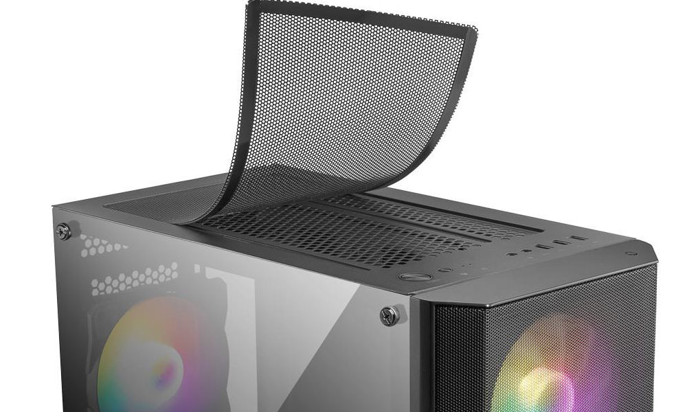 Obudowa MSI Mag Forge M100A - filtry przeciwkurzowe