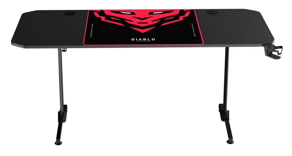 Biurko DIABLO CHAIRSX-MATE 1600 wymiary wymagania wersja XXL sluchawki glosniki kontrolery