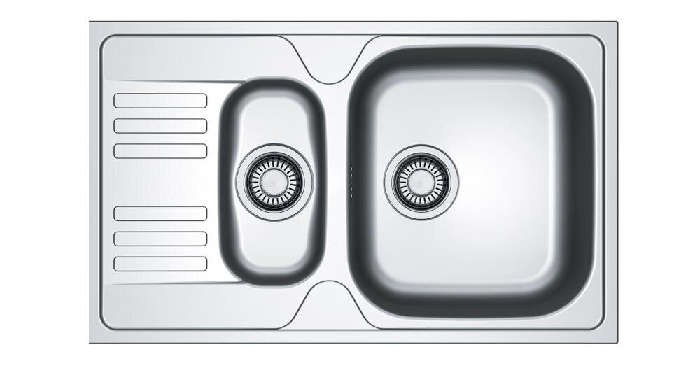 FRANKE Euroform EFL 651-78 101.0060.613 funkcjonalność kuchnia stal szlachetna wbudowywany odwracalny odporny promieniowanie plamy przebarwienia temperatura higieniczna powierzhnia montaż młynek odpady ociekacz