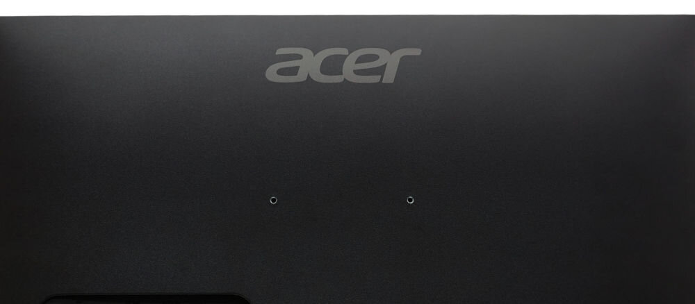 Monitor ACER EK251Q P6 24.5 cala 1920x1080px IPS 144Hz 1 ms [VRB] prezentacja monitora od tyłu na białym tle VESA 100 mm łatwe stabilne przymocowanie oszczędność miejsca uchwyt biurkowy VESA zwiększa powierzchnię roboczą dopasowanie ustawienia ekranu organizacja pracy