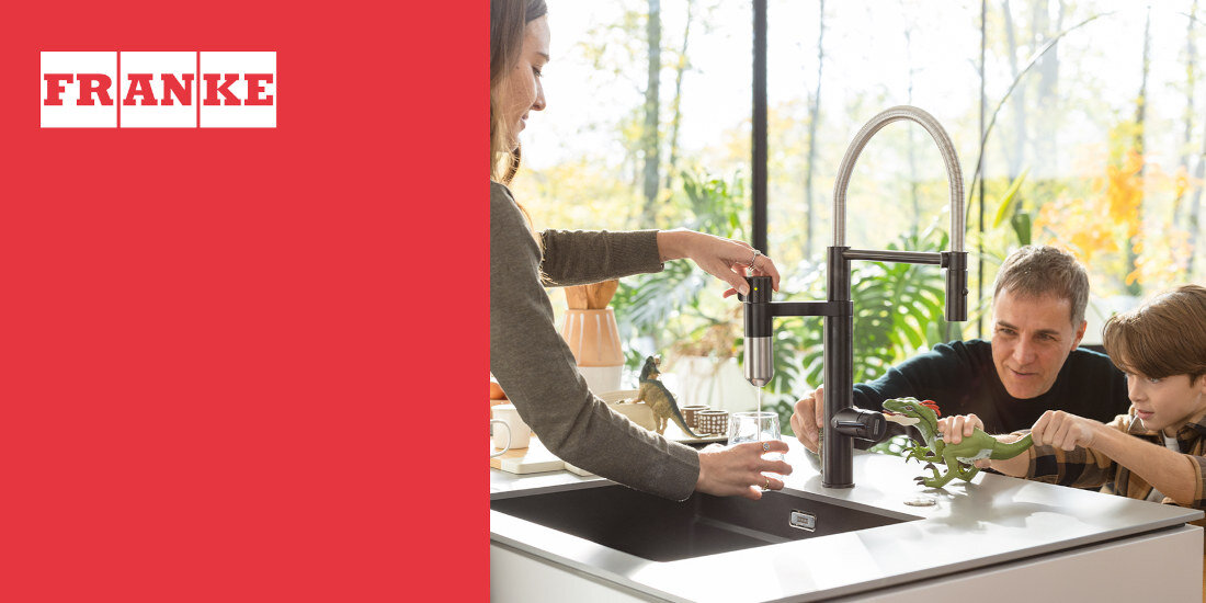 Bateria FRANKE Vital 120.0621.313 Czarny-stal szlachetna