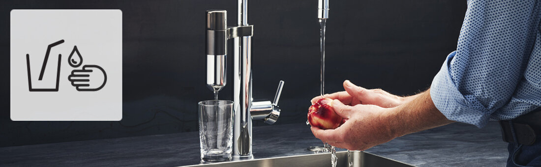 Bateria FRANKE Vital 120.0621.313 Czarny-stal woda filtrowana niefiltrowana możliwości