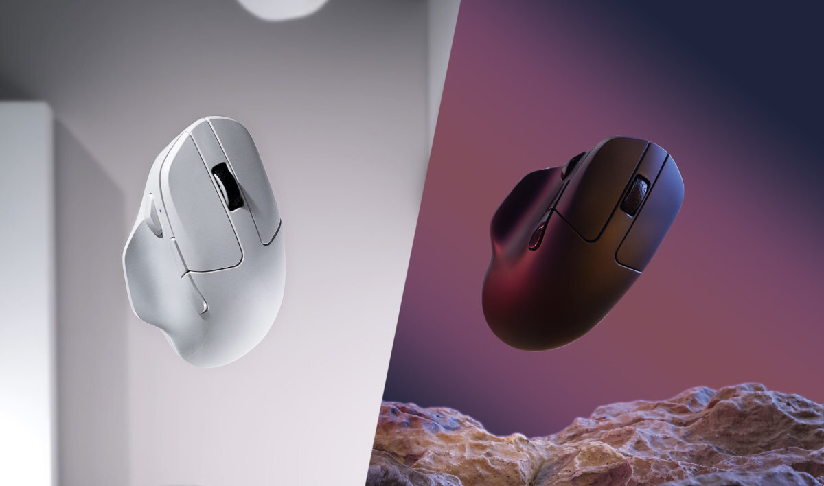 KEYCHRON M7 - mysz czarna i biała