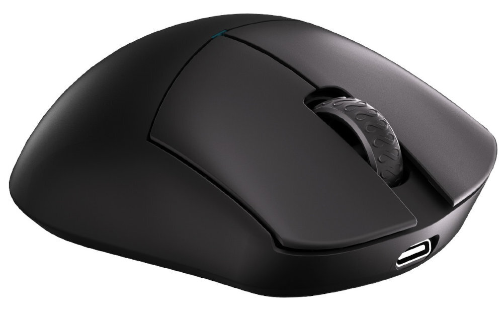 LAMZU Paro Aurora Paro bezprzewodowo w trybie 2.4 GHz 8K polling rate przewodowy 1000 Hz Paro - mysz w kolorze czarnym od przodu