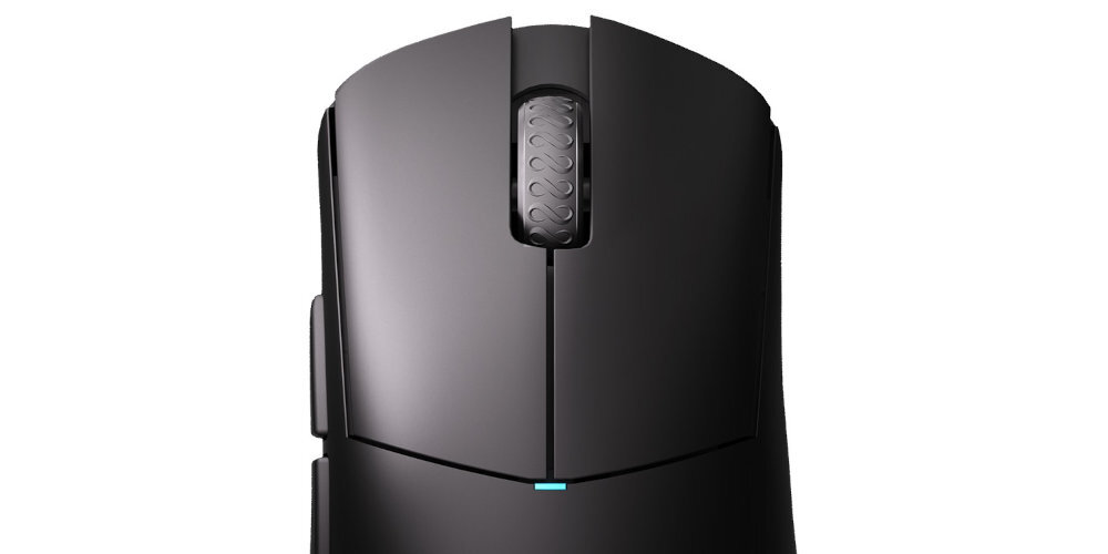 LAMZU Paro Aurora optyczne przełączniki Omron 70 milionów kliknięć problem podwójnego kliknięcia - zbliżenie na klawisze myszy