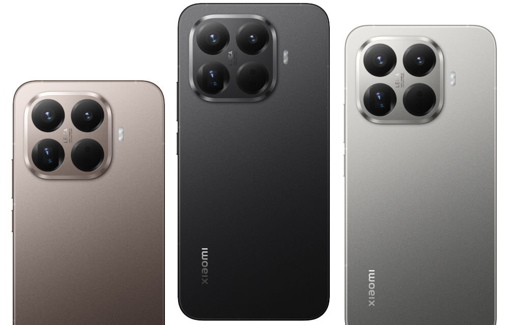 Smartfon XIAOMI 15T Pro 5G 12/1TB 6.83 cali 144Hz Szary prezentacja telefonu w możliwych dostępnych kolorach na białym tle