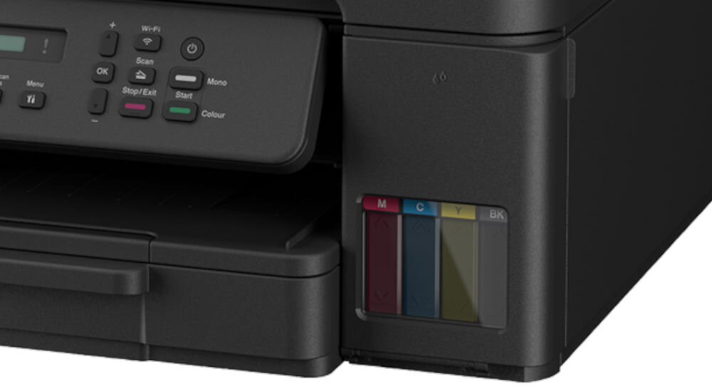 Urządzenie wielofunkcyjne BROTHER DCP-T735DW Druk w kolorze, Automatyczny druk dwustronny, Wi-Fi zbliżenie na okienko z poziomem atramentu wskaźnik atramentu z przodu kontrola zużycia